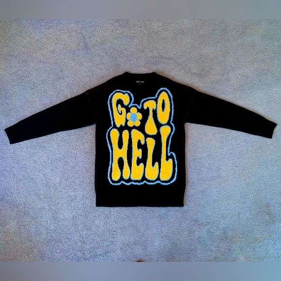 NWOT Dolls Kill Worst Kinda Curse oversized sweater - Picture 5 of 12